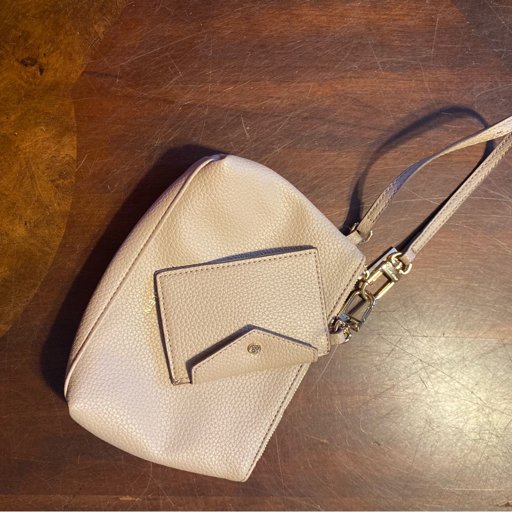 3 piece set! Anne Kline Elegant Cream Tote, Clutch and Cardholder Set - Picture 8 of 9
